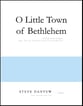 O Little Town of Bethlehem SATB choral sheet music cover